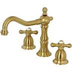 Heritage Widespread Bathroom Faucet with Drain Assembly
