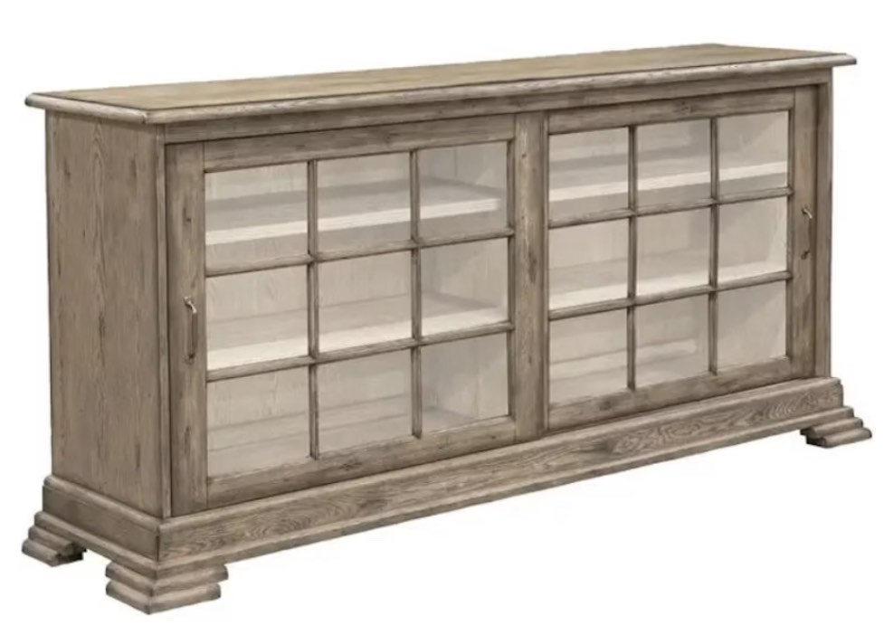 Fairfield Chair Company Home Office Arcadian Sliding Glass Door Credenza