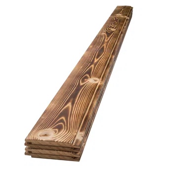 1 in. x 6 in. x 8 ft. Charred Wood Shiplap Boards - Majority brand new - few cracked