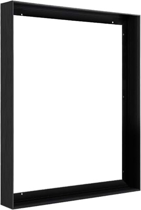 FOLKOR Floating Frame for 36x48 Canvas Paintings, DIY Metal Canvas Frame with 1.5" Deep Floater Frame for Canvas Wall Art/Portrait/Landscape Living Room Bedroom Kitchen Decor (Black) 36x48"