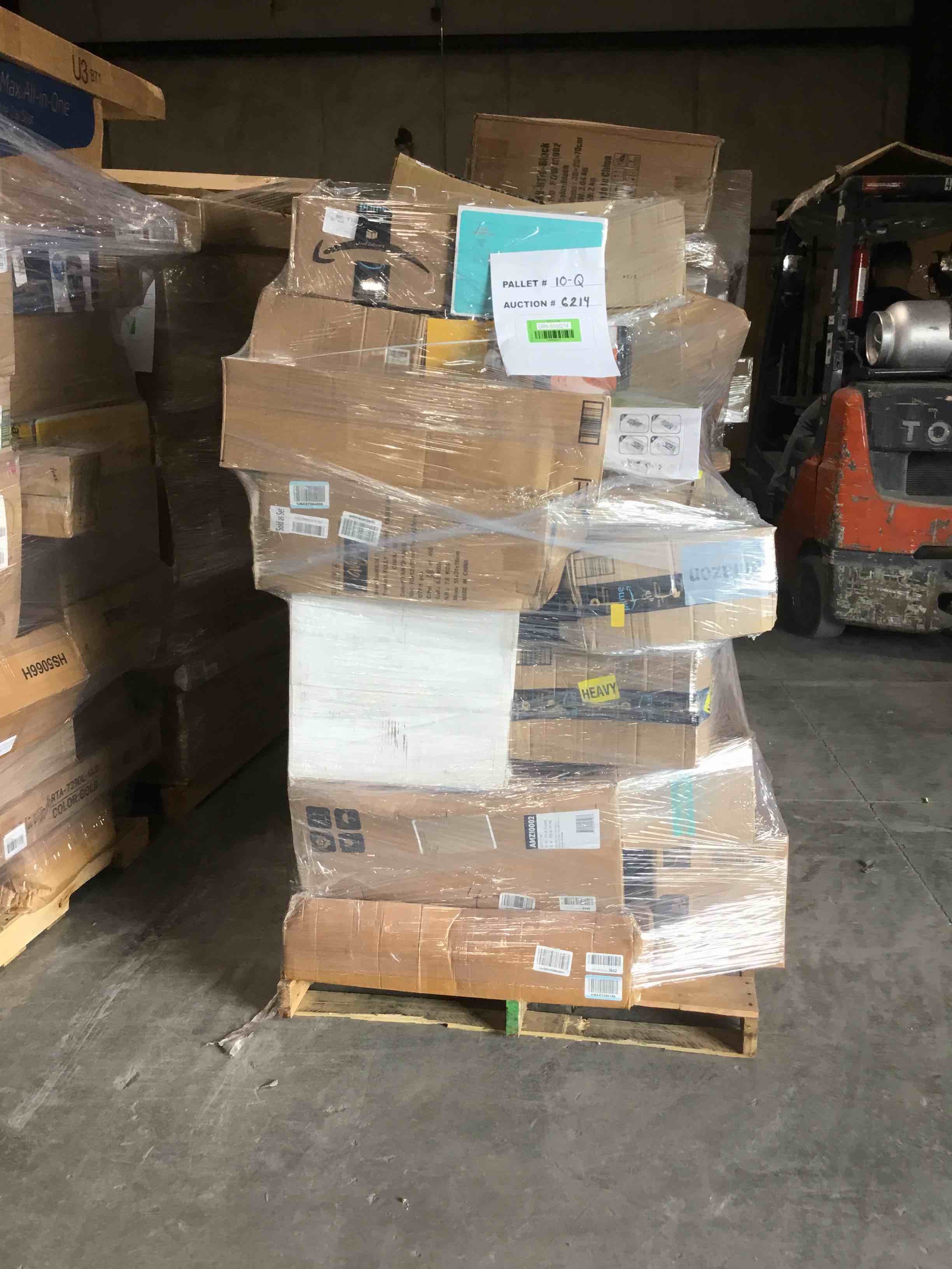 (10-Q) skins pallet multiple times as is or good condition (25to30Box)
