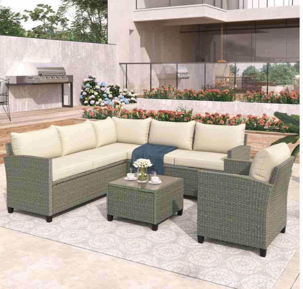 (box 2 of 3 ) 5Pc Outdoor Conversation Set FedEx/UPS