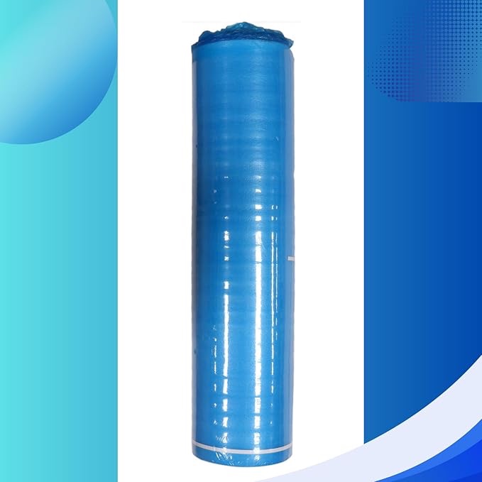 AMERIQUE AMBLPD3M One Roll Amerqiue 3MM Premium Flooring Underlayment Padding with Tape and Vapor Barrier, 200 Square', Royal Blue, Feet