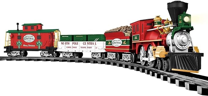 Lionel North Pole Central Battery-Operated Ready to Play Train Set with Remote