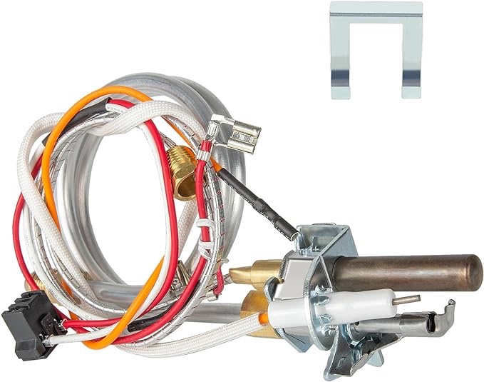 Upgraded 100112330 Water Heater Pilot Assembly Replacement Kit for 300 Series, Gas Thermopile Assembly Compatible with Whirlpool,Reliance,A.O.Smith,Kenmore,State,American Water Heater,9007876 9007877