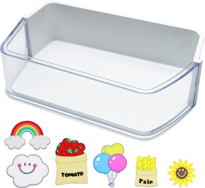 DA97-12650A, DA63-06963A, DA63-07104A, AP5620330 Door Shelf Bin Basket (Right Side) Compatible with Samsung RF26HFPNBSR, RF260BEAESR, RF261BEAESR, RF263BEAESR Refrigerator Replaces PS4176653, 2692337