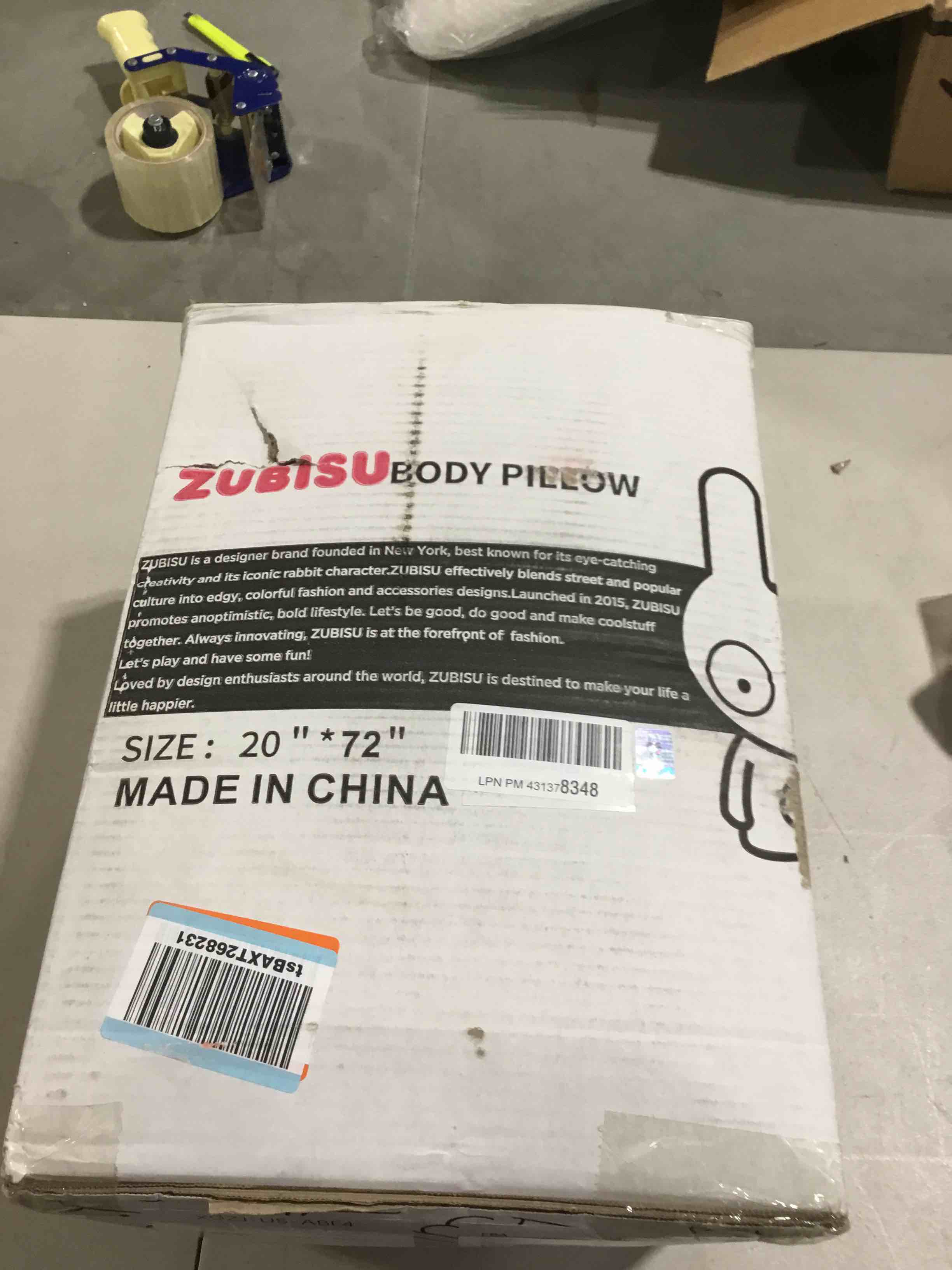 Goose Down Body Pillow, Firm Body Pillows for Sleeping, Large Long Bed