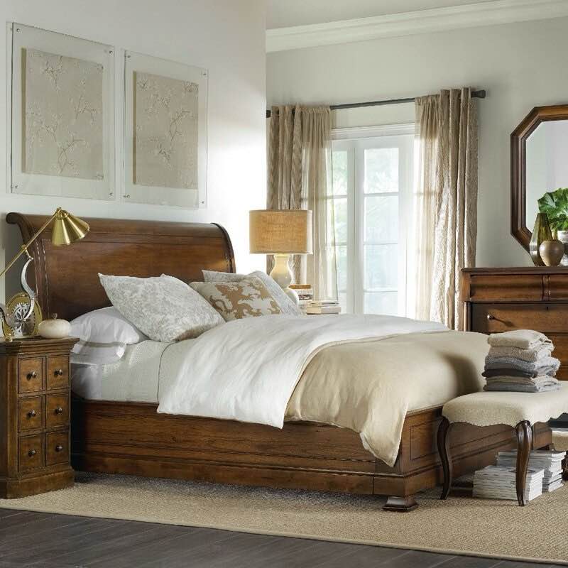 Archivist Sleigh Bed Hedboard only