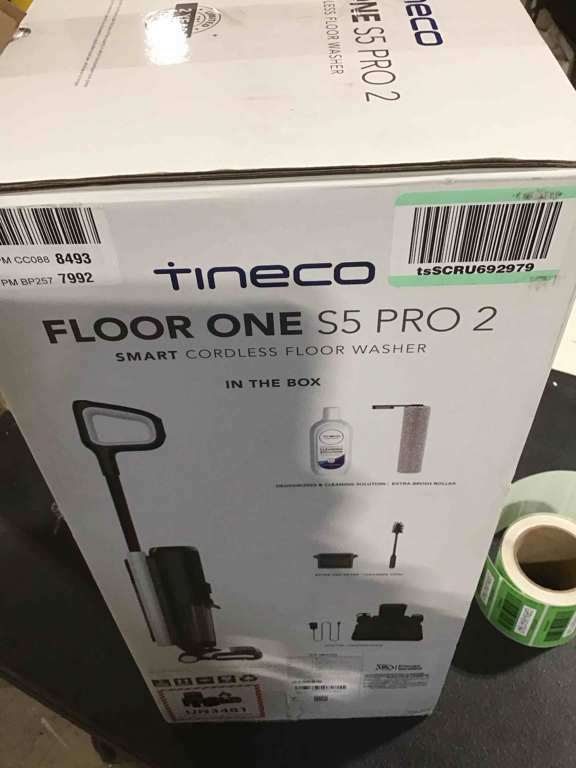 Tineco Floor ONE S5 PRO 2 Cordless Wet Dry Vacuum Smart Hardwood Floor