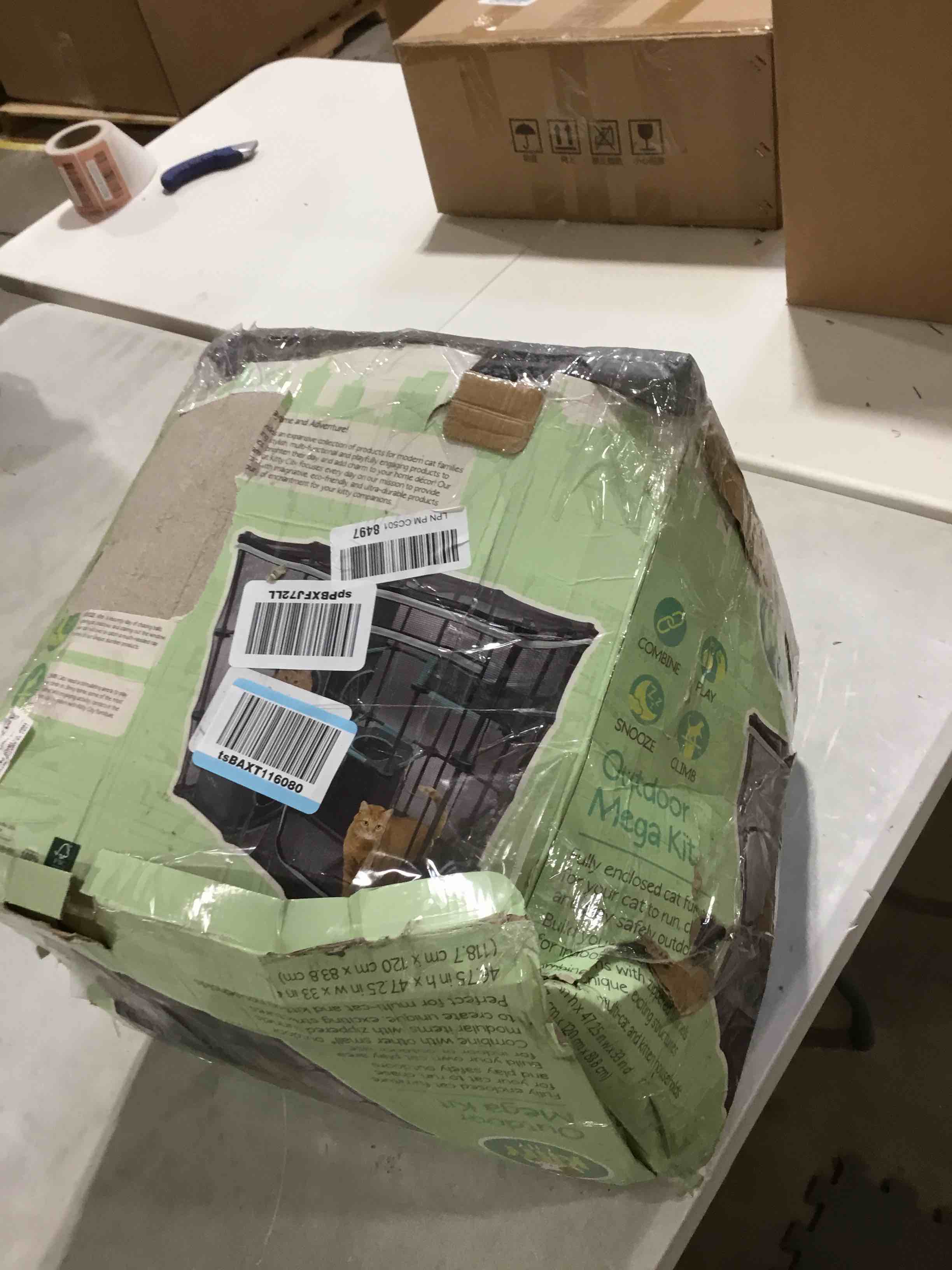 Kitty City Outdoor Catio Mega Kit for Cats, Replacement Parts, and 10