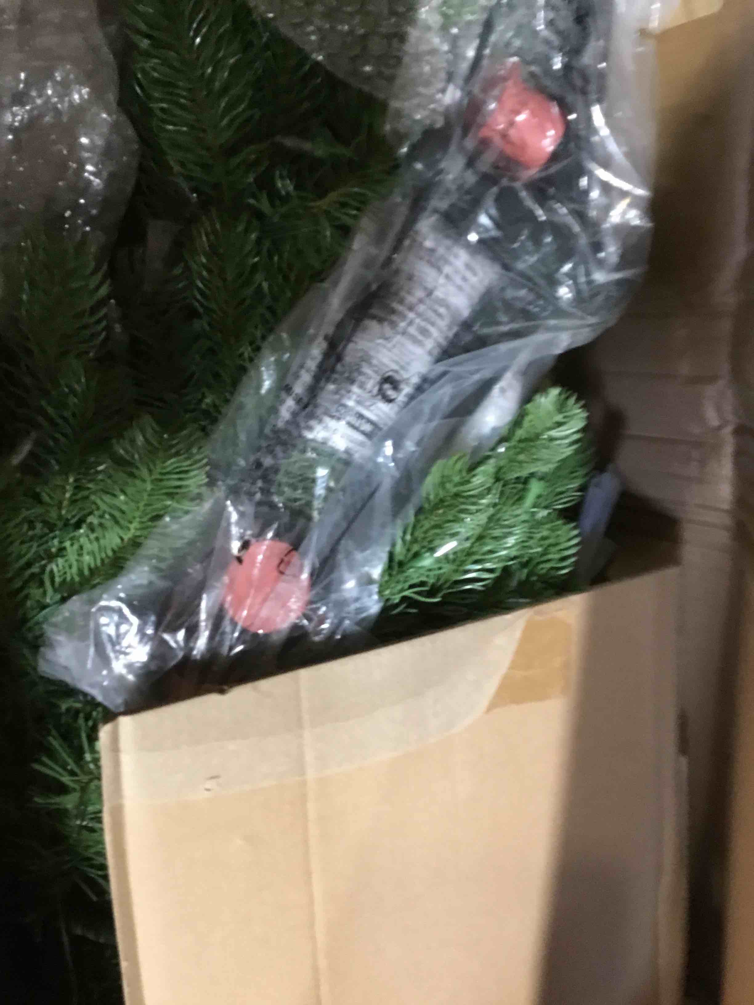 National Tree Company PreLit 'Feel Real' Artificial Full Downswept