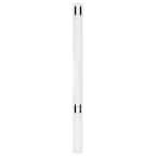 Woodbridge 5 in. x 5 in. x 72 in. Routed White Vinyl Fence Corner Post