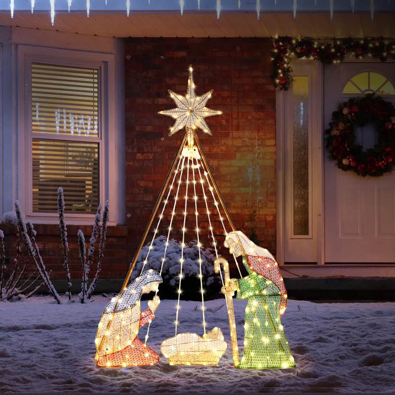 Toledo 47.24'' Nativity Christmas Decoration Lighted Display