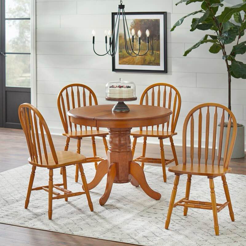 Kaneshiro Extendable Solid Wood 2 chairs 