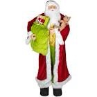 Standing Life-Size Decorative Christmas Santa Claus Figure