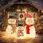 Lighted Snowman 2d Christmas Decoration