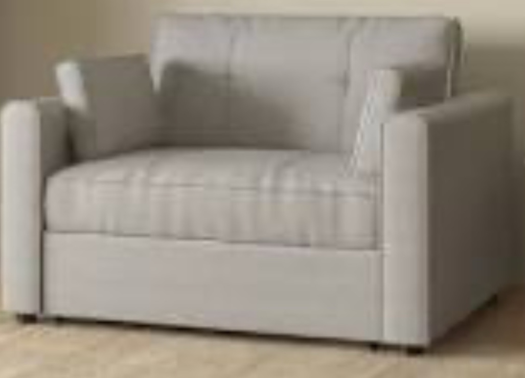 3 in 1 Sofa Bed Couch, Convertible Chair Bed with Wheels Sleeper.( Box 2 of 2 ) 
