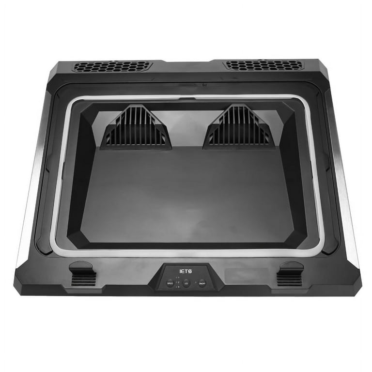 GT300 Double Blower Laptop Cooling Pad for Gaming Laptop, Cooler Pad with Dust Filter and Colorful Lights