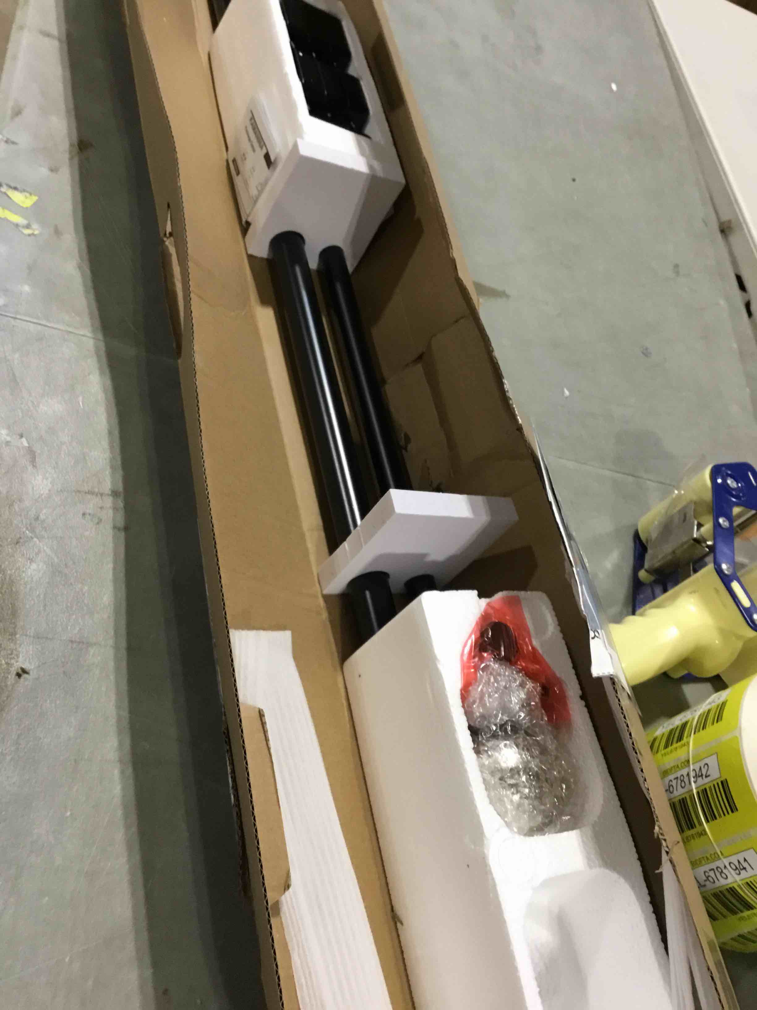 WINSOON Sliding Barn Door Hardware Kit 5/6/8/10/12/13/15/16FT Single Wood Door Closet Track Roller Set Straight Design Black (5FT Single Door Kit)