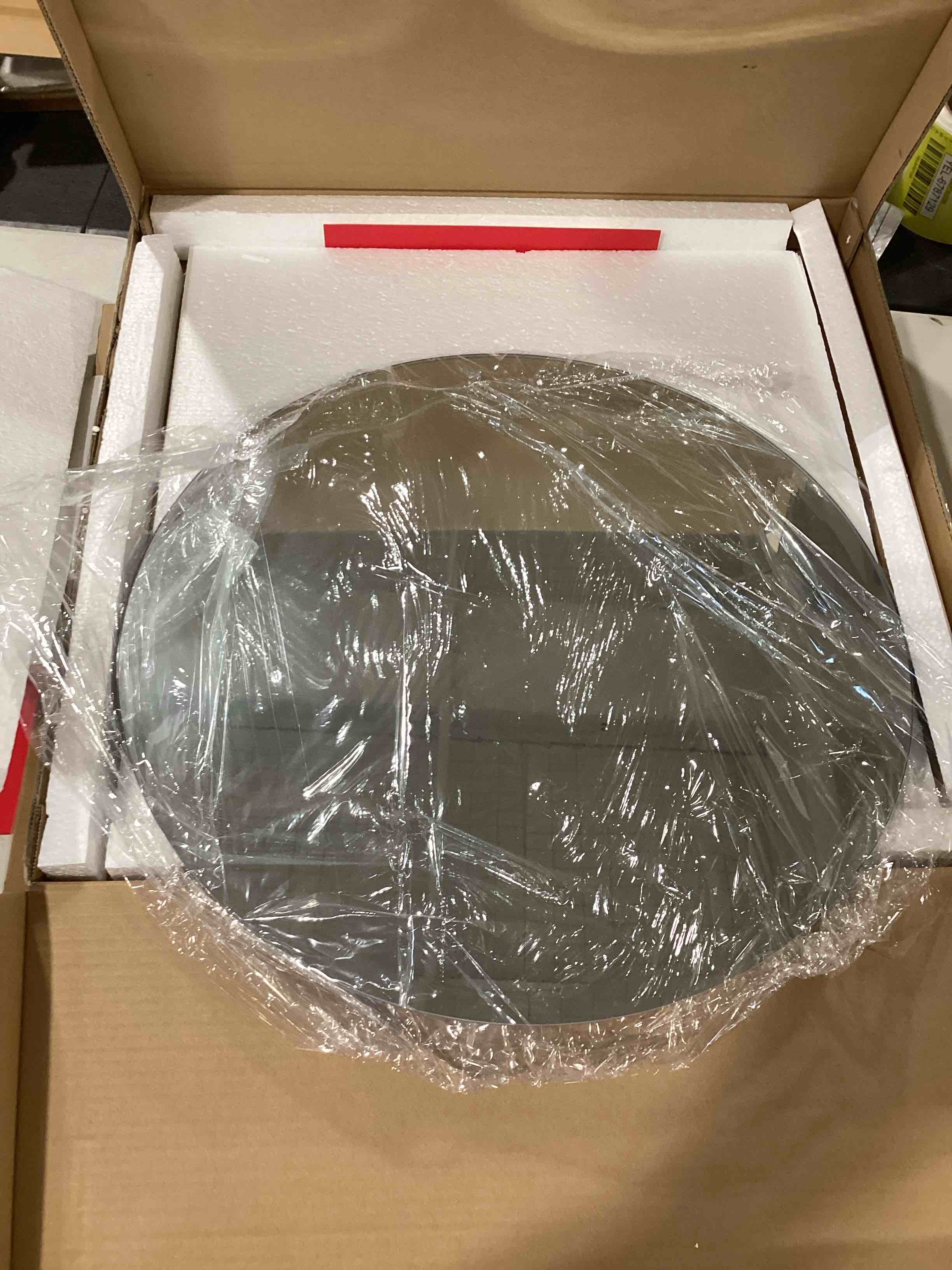 Round Frameless Bathroom Mirror, 20 Inch Circle Mirror for Bathroom