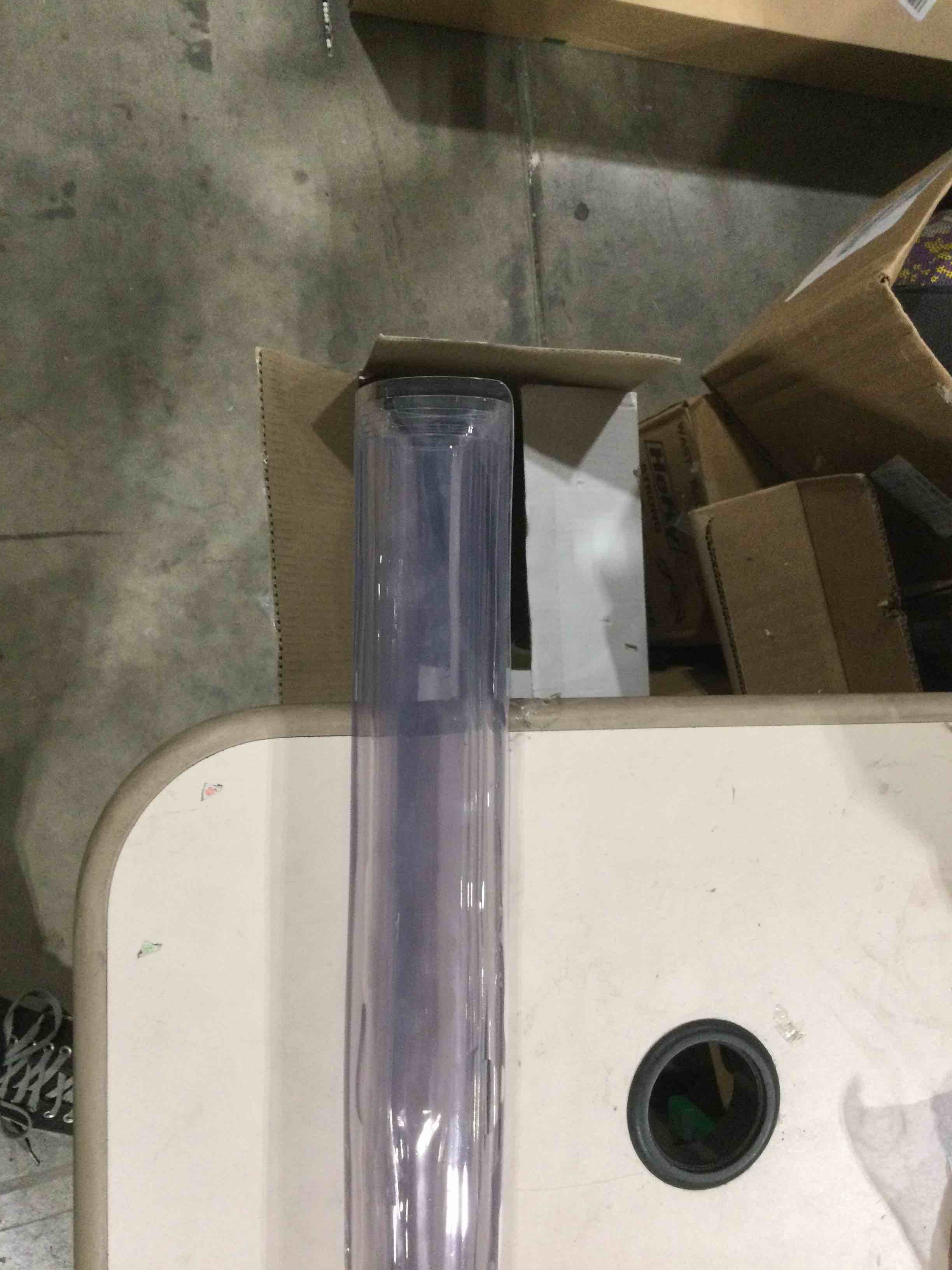 MultiSize 24x48 inch Clear Plastic Table Protector Kitchen Dining