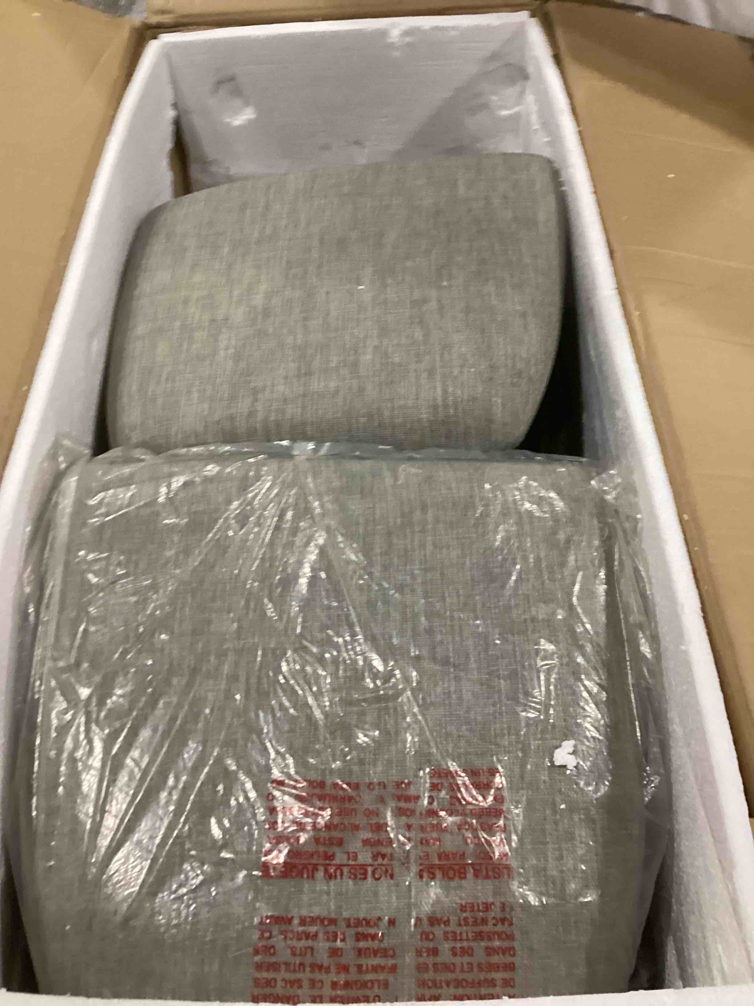 Fabiola 25'' X-Back Solid Wood Fabric Upholstered Bar & Counter Stool with Footrest