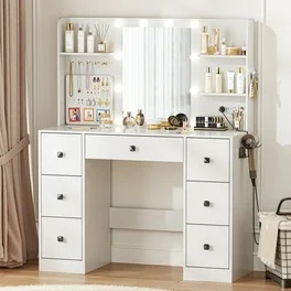 ember interior white vanity 