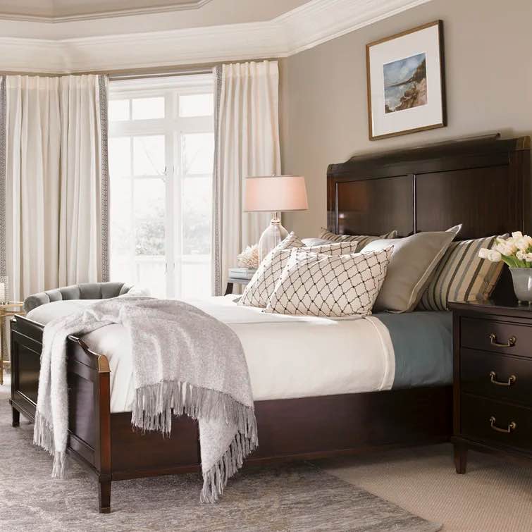 ( Incomplete ) Lexington Home Kensington Side Rail/Support Queen Bed 