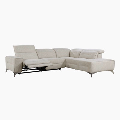( incomplete only right side ) 2 - Piece Upholstered Power Reclining Sectional