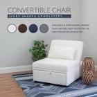 Hulse 3-in-1 Sherpa Convertible Sleeper Chair