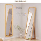 Donella Rectangle Wood Mirror