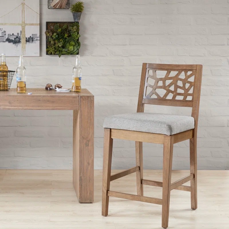 York Solid Wood Bar & Counter Stool