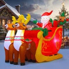 Christmas Inflatable Santa Sleigh Inflatable Santa Sleigh Outdoor Christmas Decorations