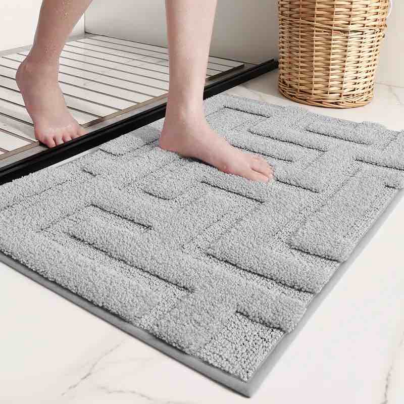 Sighrik Bath Rug with Non-Slip Backing