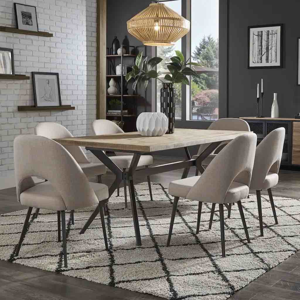 2- Piece Extendable Trestle Dining Set((SIMILAR))