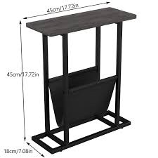 Frame End Table with Storage