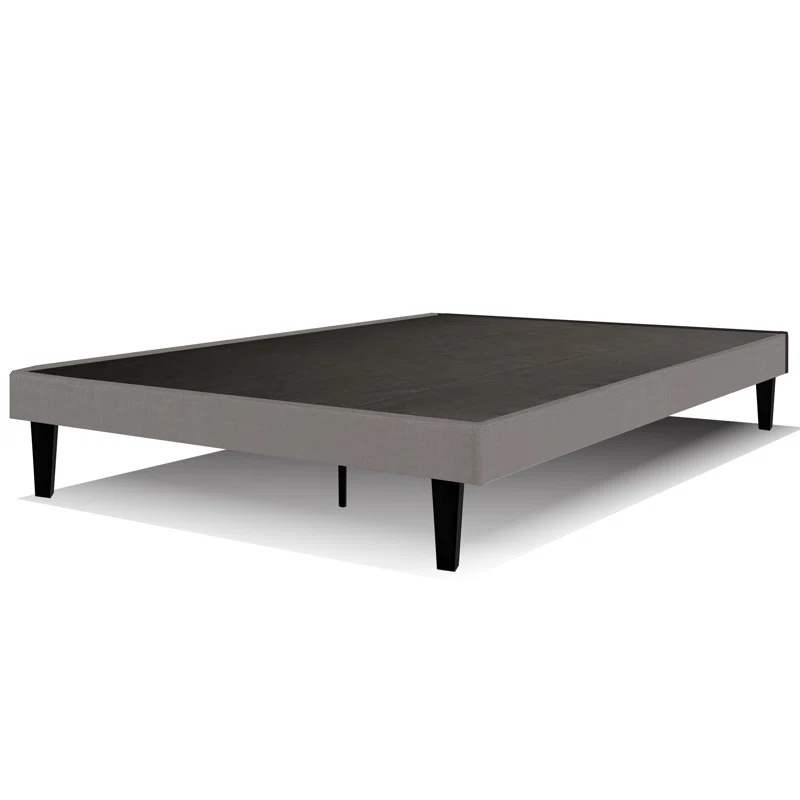 Brin 14" Upholstered Platform Bed with Solid Deck (DECK ONLY)
