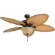 honey well home 52” ceiling fan palm valley bronze finish 50505