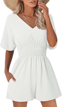 White Romper