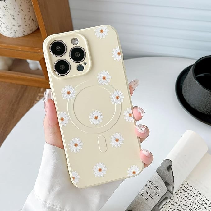 Ztofera Magnetic Case for IPhone 14 ProMar Beige