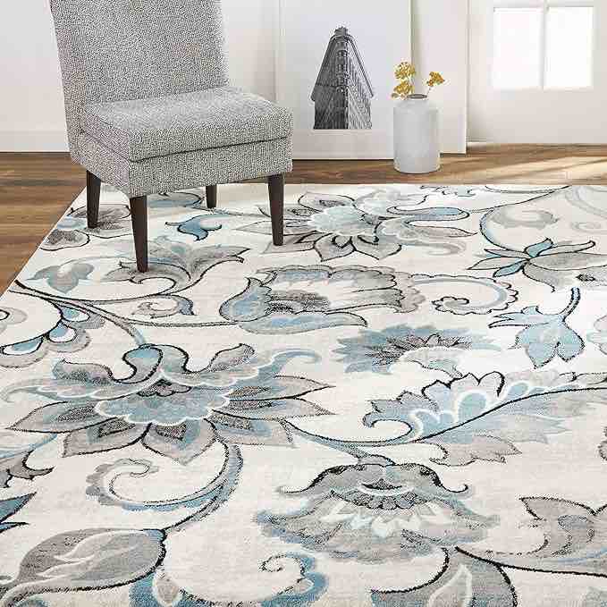 Home Dynamix Boho Odesa Area Rug 7'9"x10'2", Ikat Ivory/Blue Visit the Home Dynamix Store 4.5 4.5 out of 5 stars    464 ratin