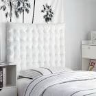 Rainha Cushion Tufted College Headboard - Velvet Crush