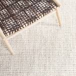 Estrin Handmade Flatweave Bleach / Ivory Area Rug 7 ft. 8 in x 10 ft.