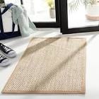 Kiki Jute/Sisal Marble/Linen Area Rug 8 x 10