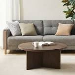 Martha Stewart Sadie Walnut Wood Coffee Table