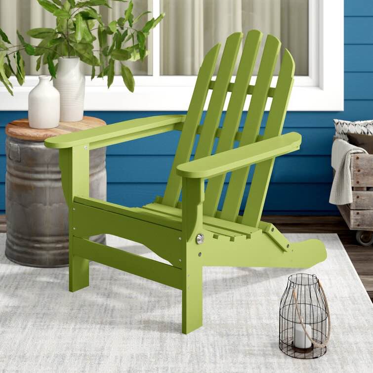 Hartington Plastic Folding Adirondack Chair