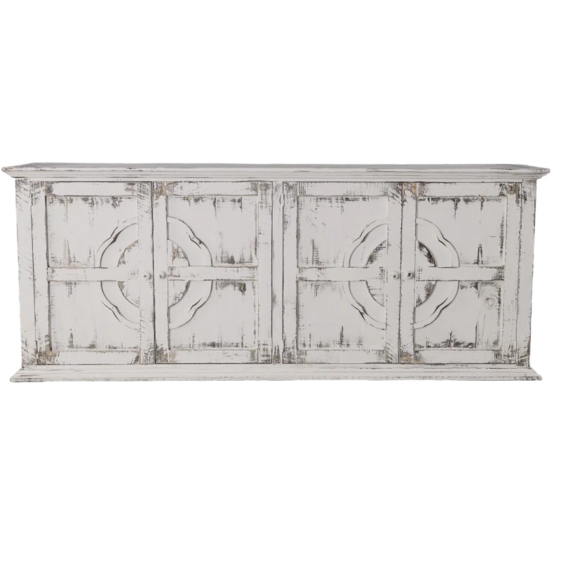 (details in the corners) Boutell 90'' Solid Wood Sideboard