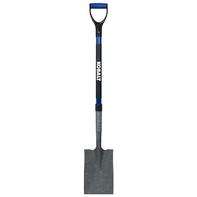 (USED/FRESH DIRT) Kobalt Fiberglass D-Handle Garden Spade