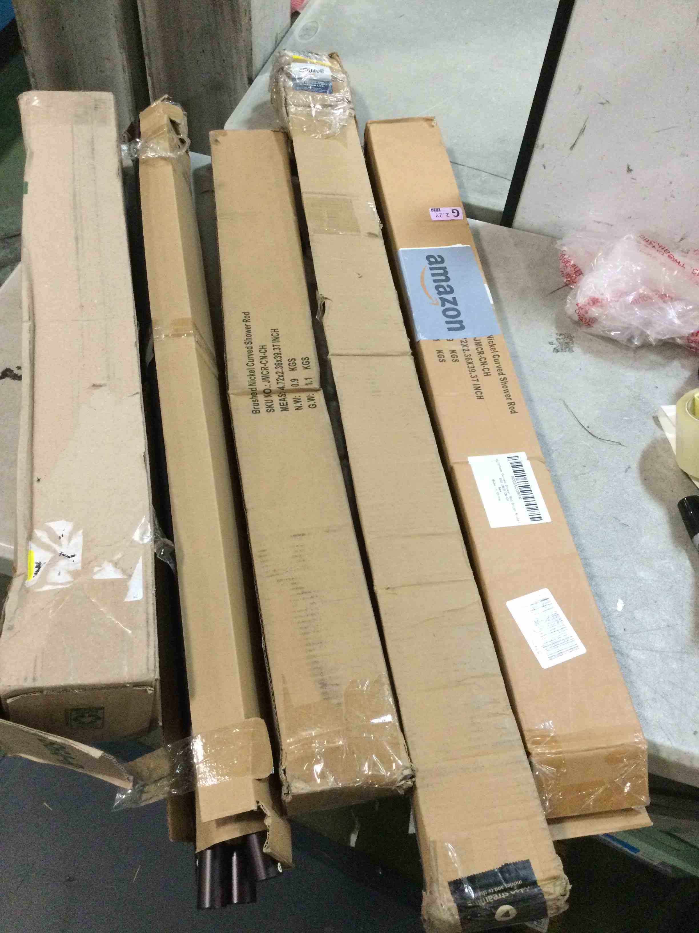 Assortment of Miscellaneous products (May Include cordless shade, curtain rods, retractable baby gate, Led universal linear lamp and more or other use)