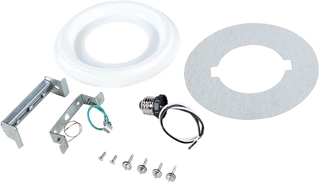 Ciata Lighting Recessed Can Light Conversion Kit to Pendant, Instant Light Conversion Kit for Light Fixtures in White Finish – 1 Pack